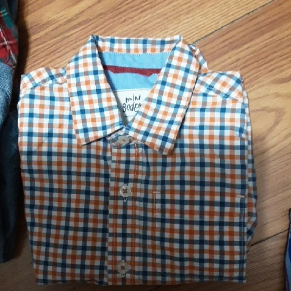 MINI BODEN  HANNAH KATE RALPH LAUREN Plaid and Solid‎ Button-Up Shirts (6)